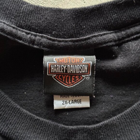 2000s harley davidson black graphic tee - Picture 5 of 6